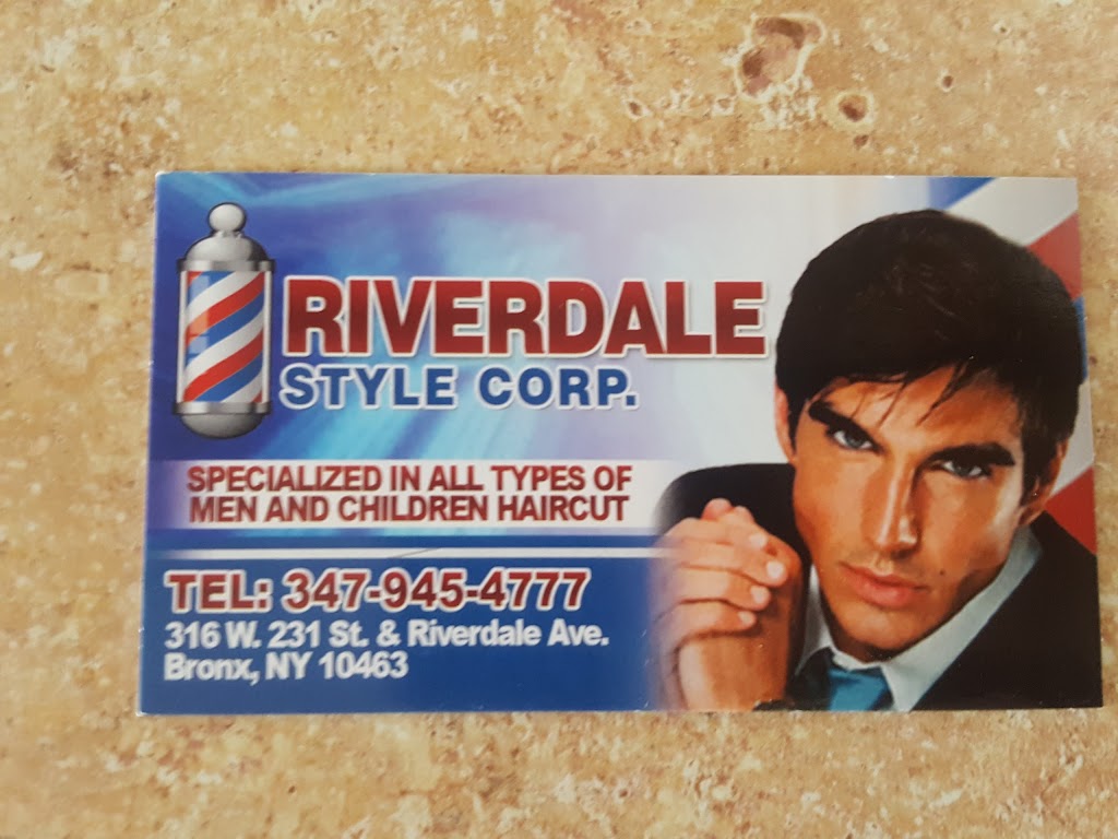 Riverdale Style Barbershop | 316 W 231st St, The Bronx, NY 10463 | Phone: (347) 945-4777