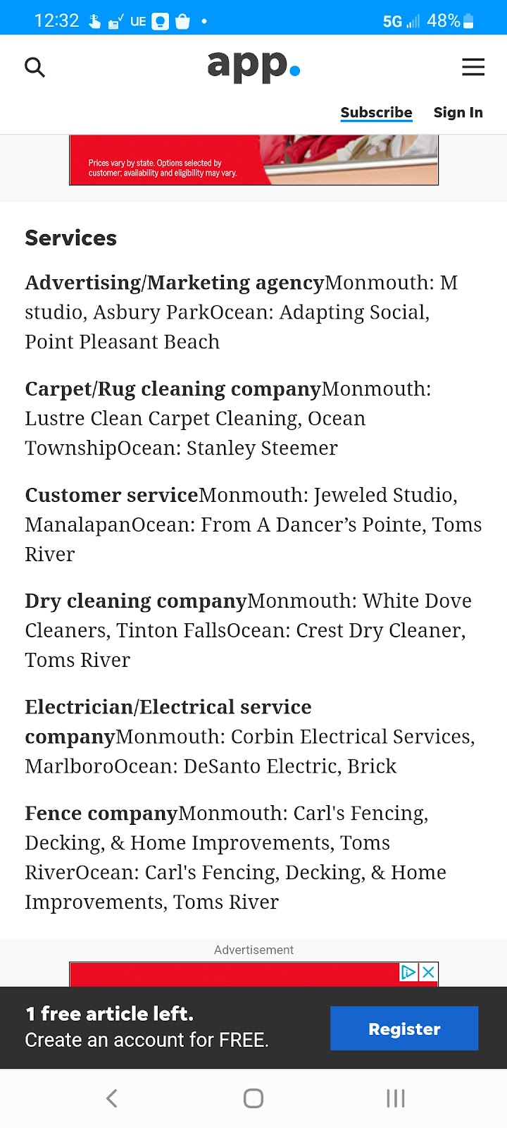 Crest Dry Cleaners | 896 Fischer Blvd, Toms River, NJ 08753 | Phone: (732) 288-0700