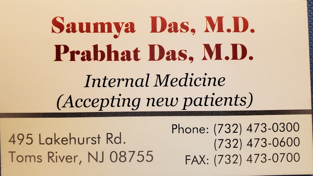 Saumya Das, MD & Prabhat Das, MD | 495 Lakehurst Rd, Toms River, NJ 08755 | Phone: (732) 473-0300