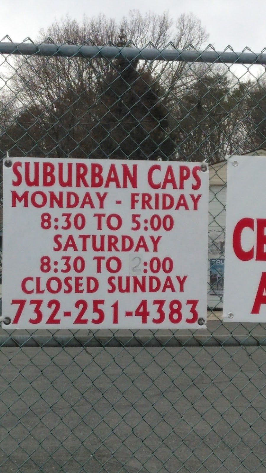 Suburban Caps Inc | 899 NJ-18, Old Bridge, NJ 08857 | Phone: (732) 251-4383