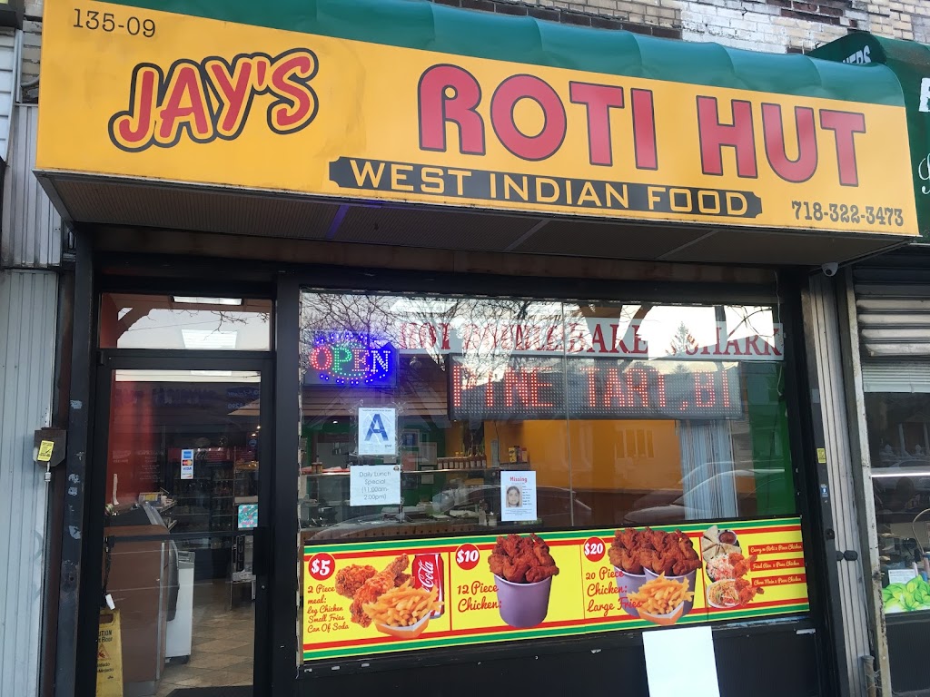 Jays Roti Hut | 135-09 Lefferts Blvd, Queens, NY 11420 | Phone: (718) 322-3473