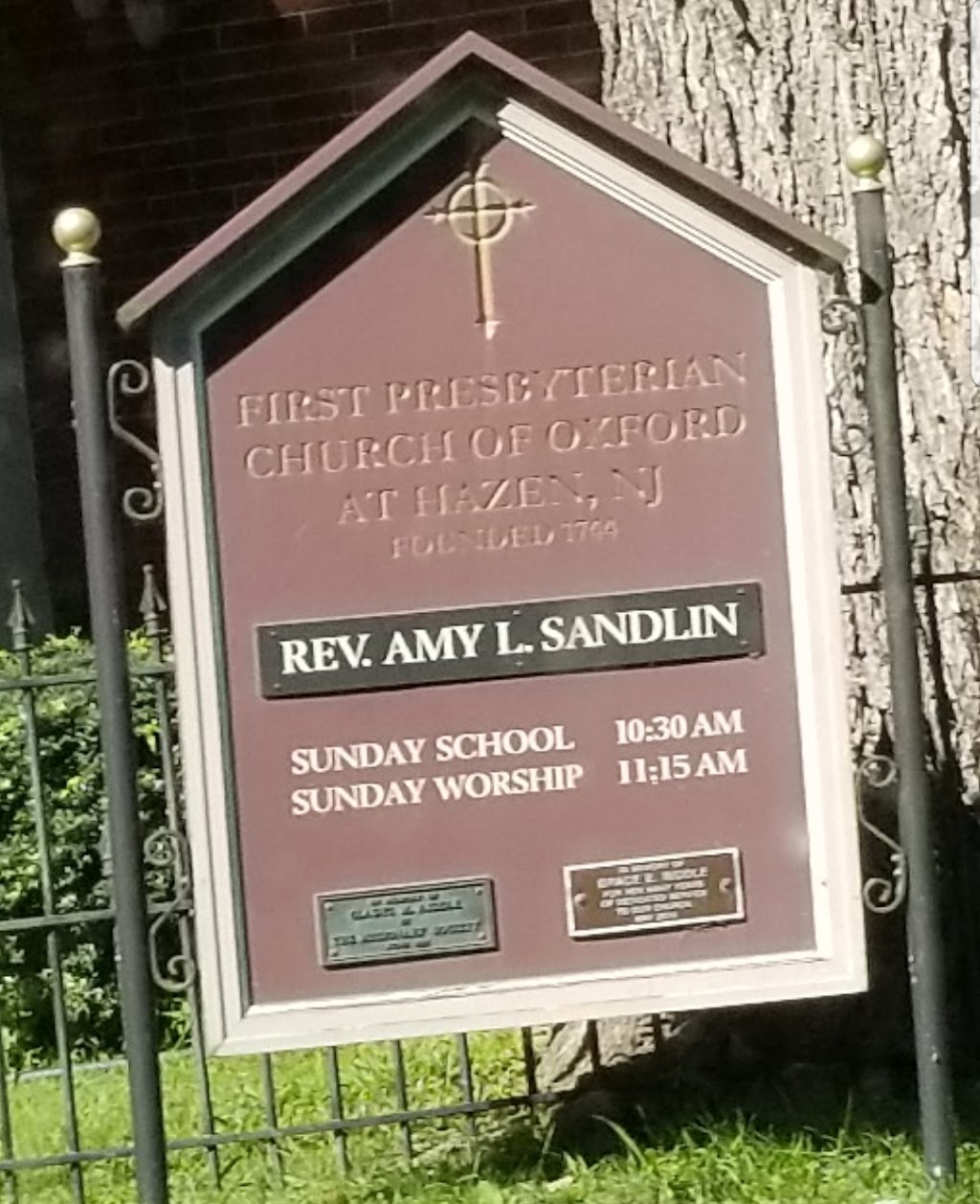 First Presbyterian Church of Oxford at Hazen | County Road 519 & Brass Castle Rd, 877 Brass Castle Rd, Belvidere, NJ 07823 | Phone: (908) 475-4500