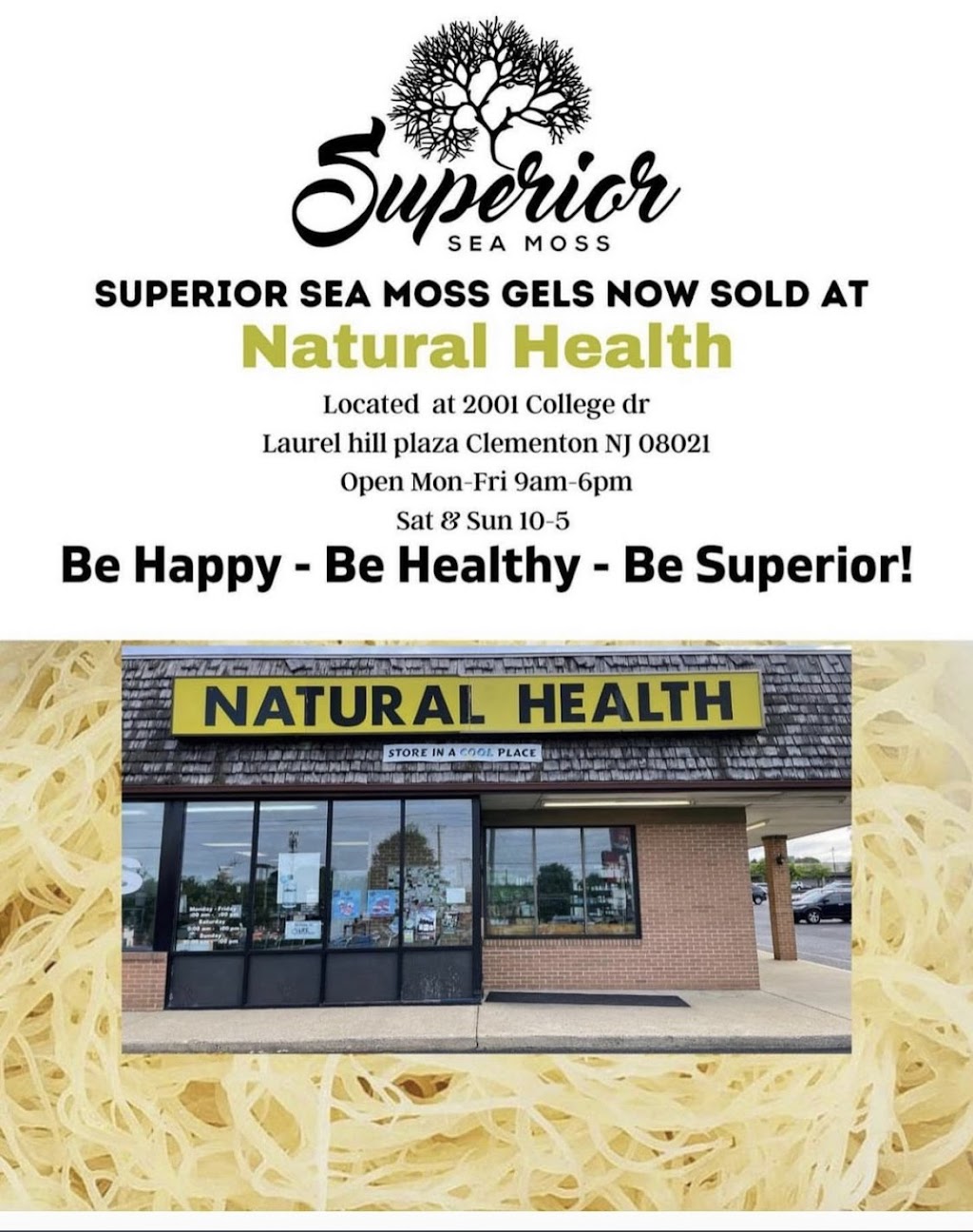 Superior Sea Moss | Natural Health, 2001 College Dr, Clementon, NJ 08021 | Phone: (267) 333-9639