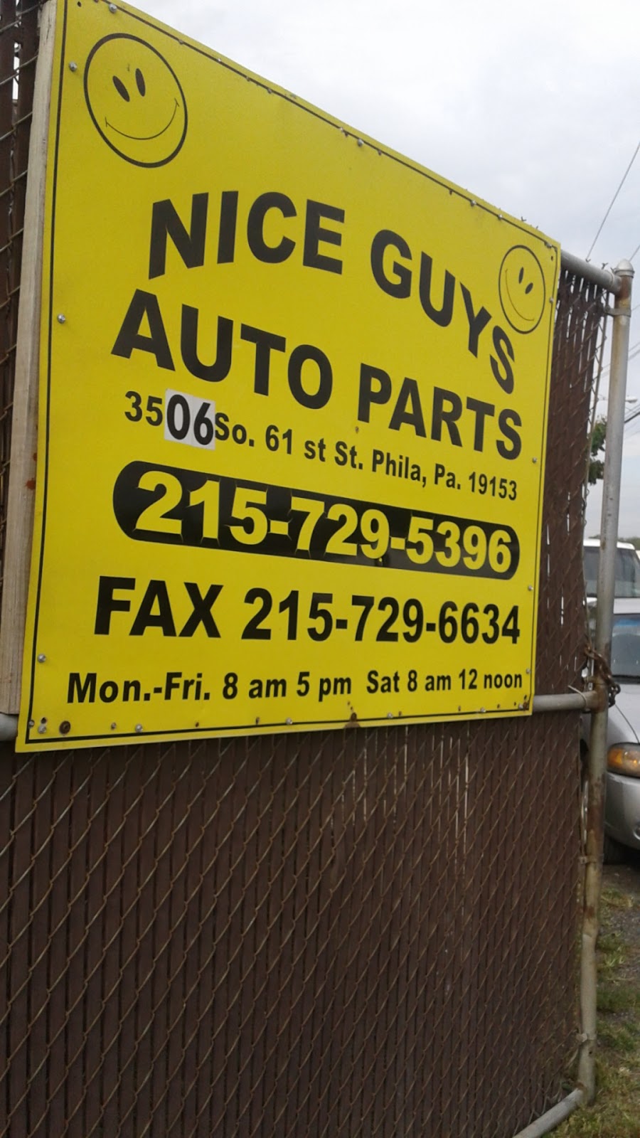 Nice Guys Auto Parts | 3506 S 61st St, Philadelphia, PA 19153 | Phone: (215) 729-5396