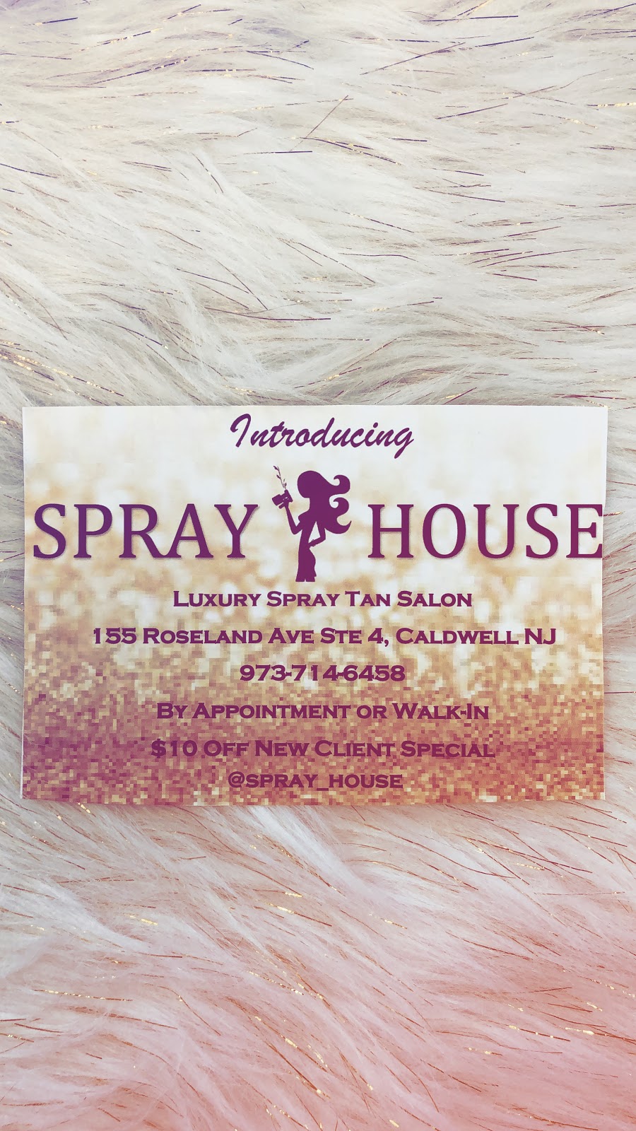 Spray House LLC | 155 Roseland Ave Suite #4, Caldwell, NJ 07006 | Phone: (973) 714-6458