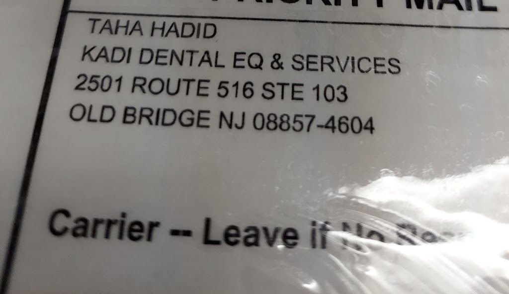 Kadi Dental Equipment & Services | 2501 County Rd 516, Old Bridge, NJ 08857 | Phone: (908) 896-0502