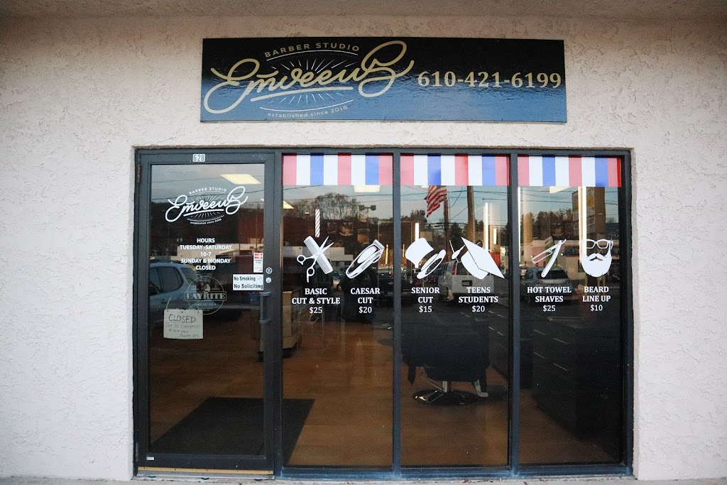 Emveeus Barber Studio/ Barbershop | 628 State Ave, Emmaus, PA 18049 | Phone: (610) 421-6199
