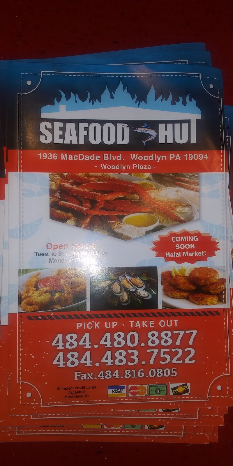 Seafood Hut | 1936 MacDade Boulevard unit 24, Woodlyn, PA 19094 | Phone: (484) 480-8877