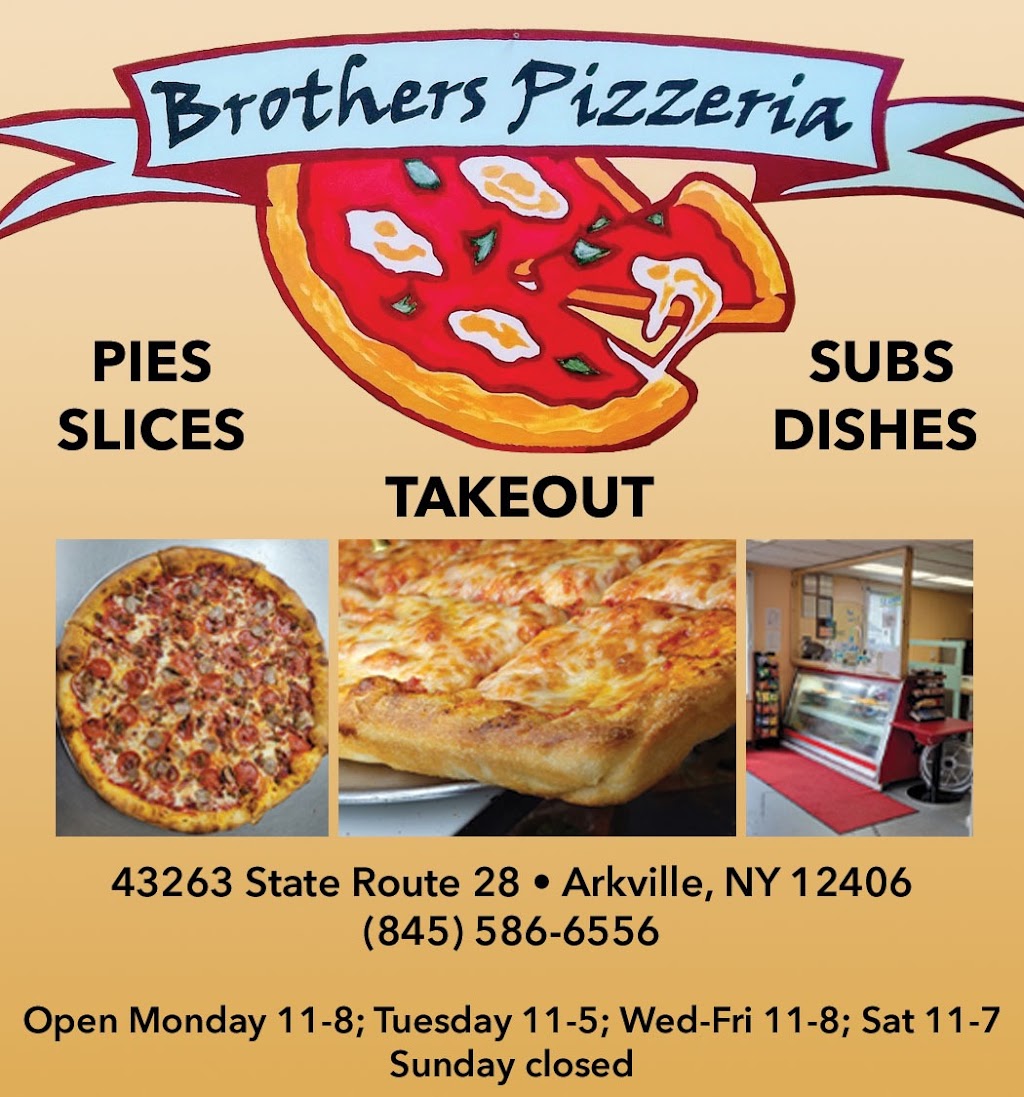 Brothers Pizzeria inc | 43263 NY-28, Arkville, NY 12406 | Phone: (845) 586-6556