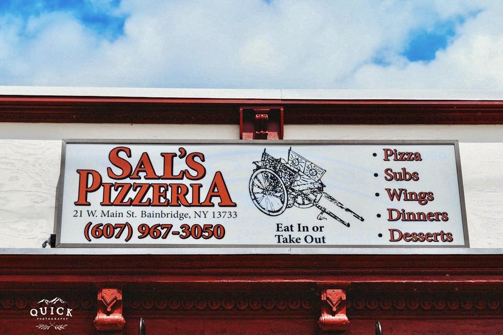Sals pizzeria of Bainbridge | 21 W Main St, Bainbridge, NY 13733 | Phone: (607) 967-3050
