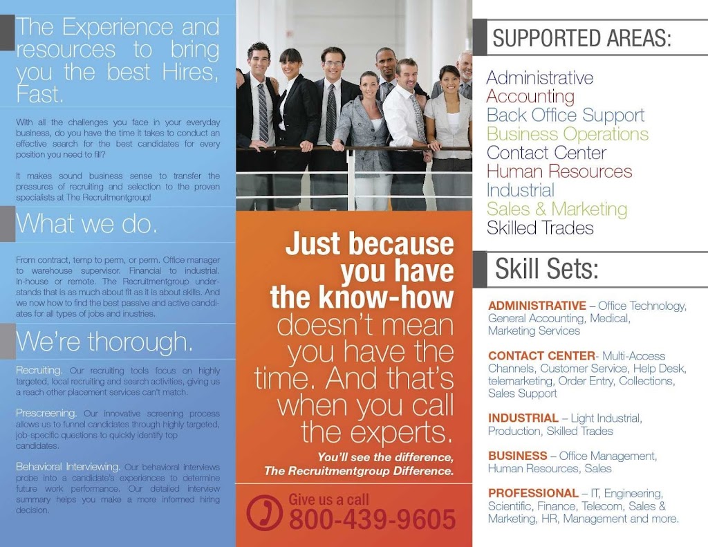 The Recruitmentgroup, LLC / RG Staffing | 9 Campus Dr, Parsippany-Troy Hills, NJ 07054 | Phone: (800) 439-9605