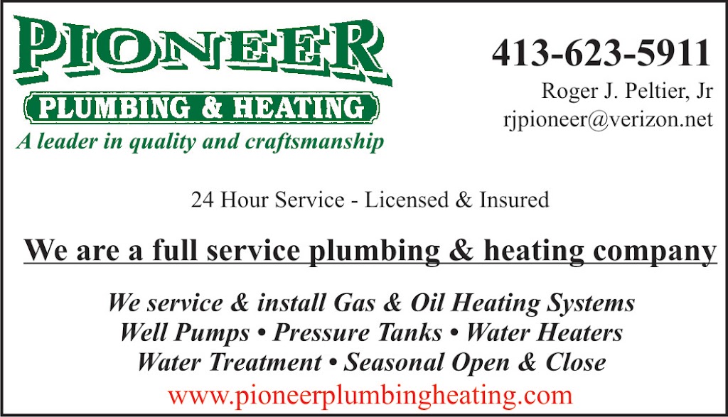 Pioneer Plumbing Inc. | 500 S Washington State Rd, Washington, MA 01223 | Phone: (413) 623-5911