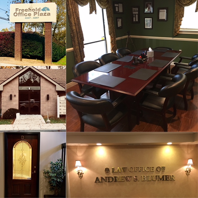 Law Office of Andrew S. Blumer | 4255 US-9 building 5 suite d, Freehold, NJ 07728 | Phone: (732) 303-6430