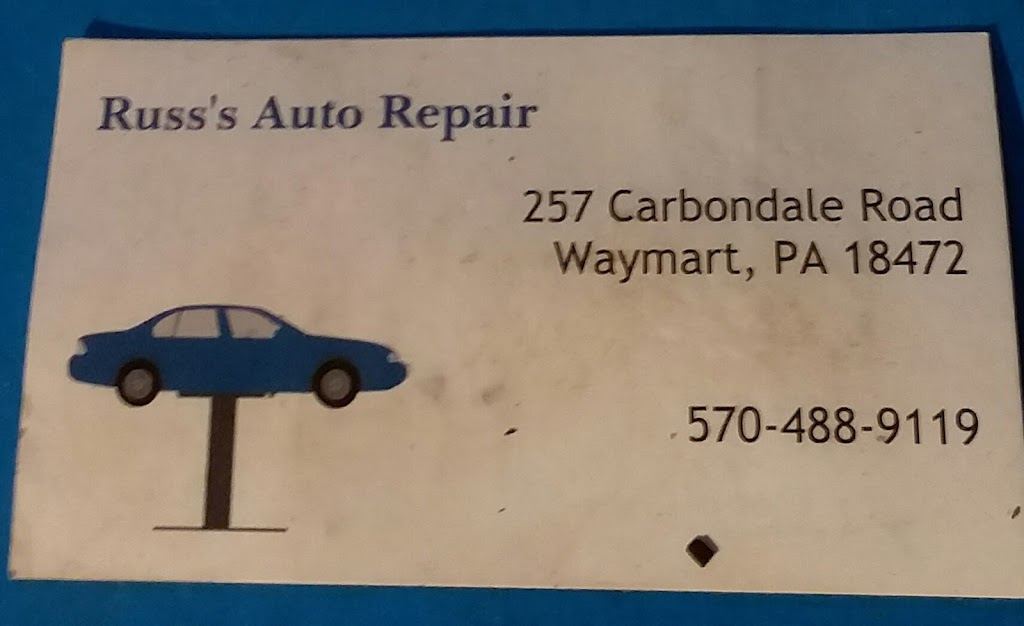 Russ Auto Repair | 257 Carbondale Rd, Waymart, PA 18472 | Phone: (570) 488-9119
