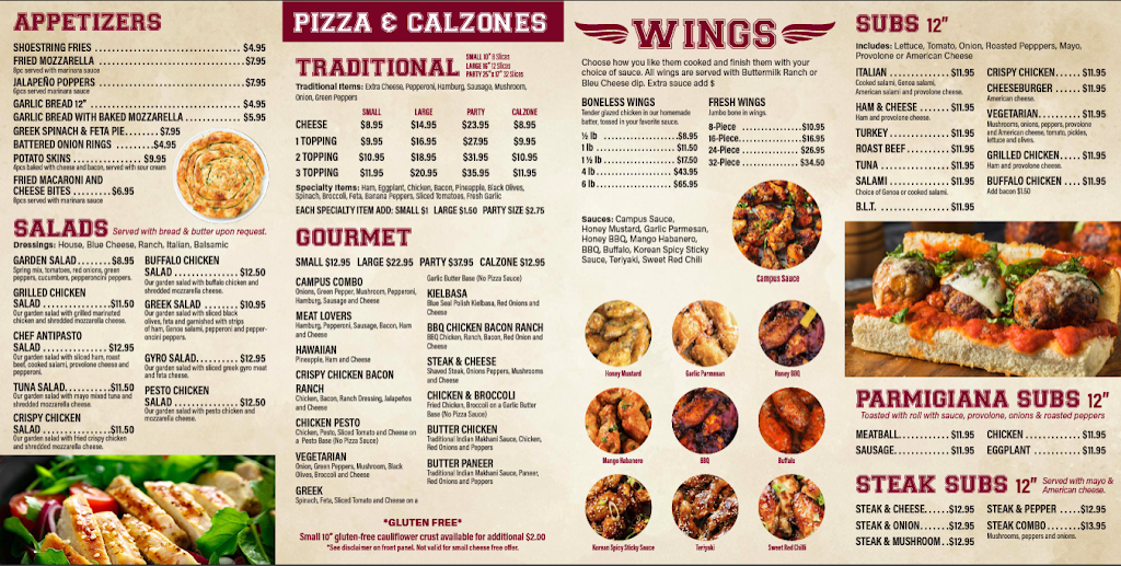 Campus Pizza | 150 Fearing St, Amherst, MA 01002 | Phone: (413) 230-3559