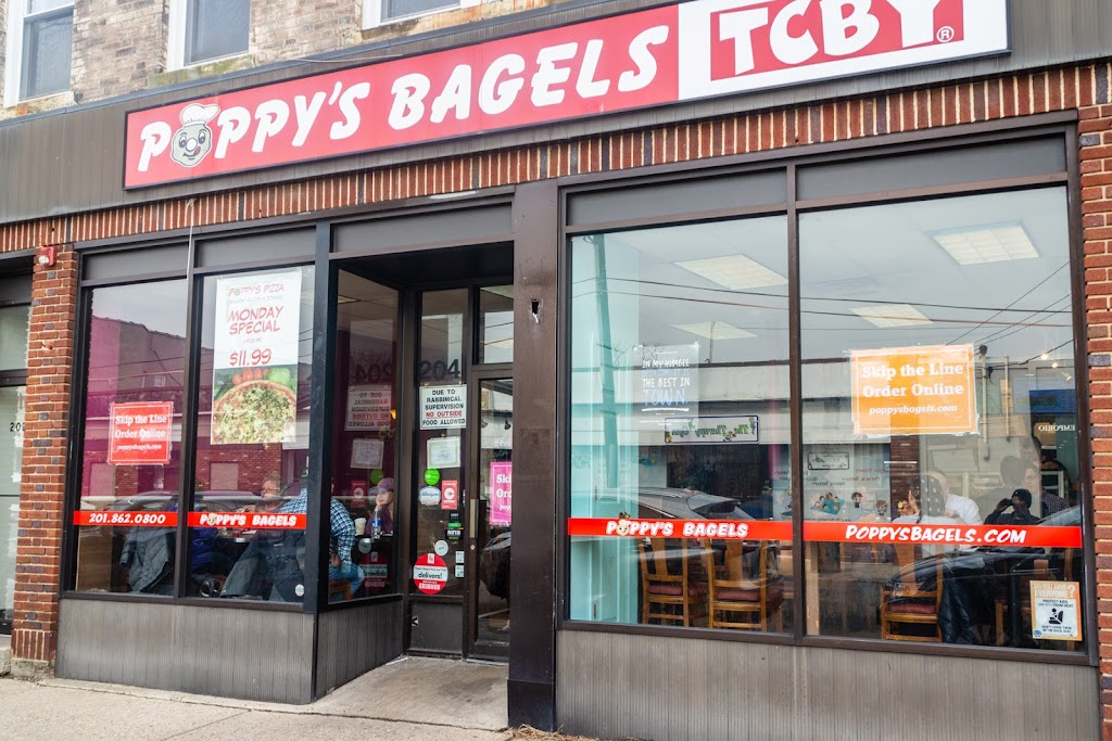 Poppys Bagels Pizza and TCBY | 204 W Englewood Ave, Teaneck, NJ 07666 | Phone: (201) 862-0800