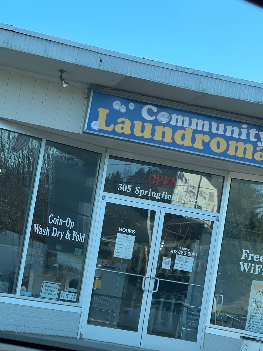 Community Laundromat | 305 Springfield St, Agawam, MA 01001 | Phone: (413) 786-6691