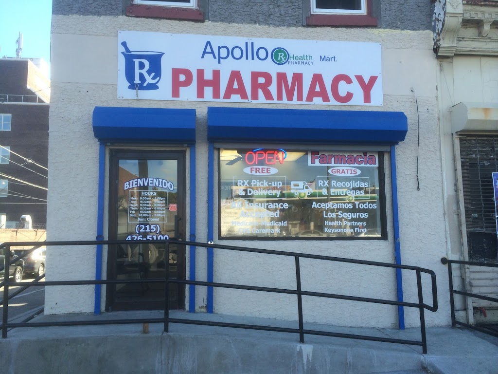Apollo Pharmacy | 460 W Lehigh Ave, Philadelphia, PA 19133 | Phone: (215) 426-5100