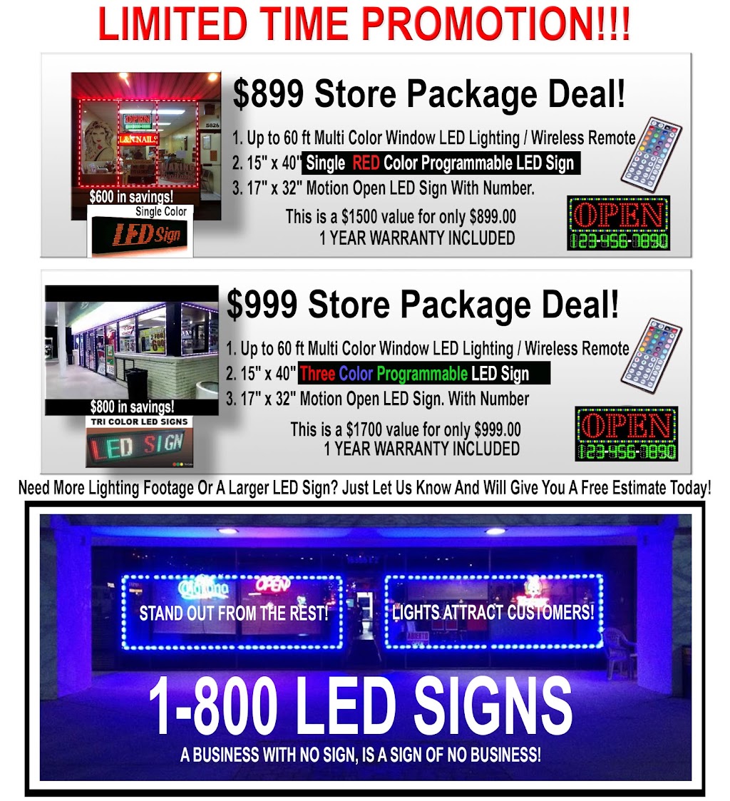 1-800 LED SIGNS | 1070 Middle Country Rd, Selden, NY 11784 | Phone: (800) 533-7446