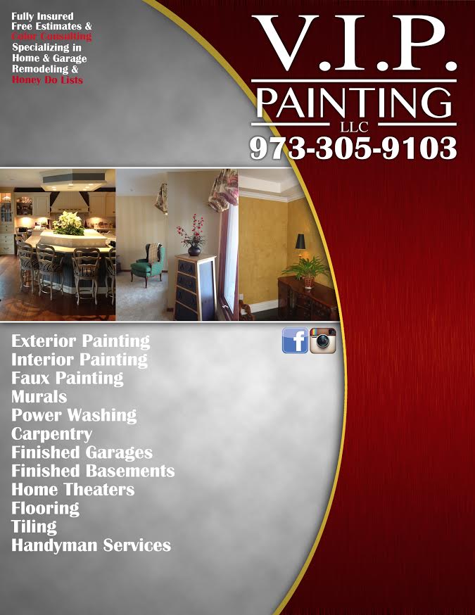 VIP Painting LLC | Wayne, NJ 07470 | Phone: (973) 305-9103