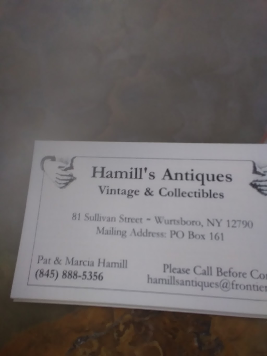 Hamills Antique Vintage & Collectable | 81 Sullivan St, Wurtsboro, NY 12790 | Phone: (845) 888-5356