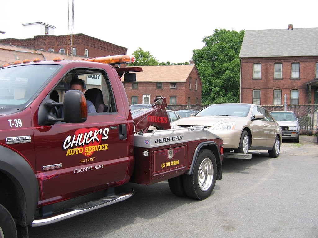 Chucks Auto Body and Towing | 78 West St, Chicopee, MA 01013 | Phone: (413) 592-6511