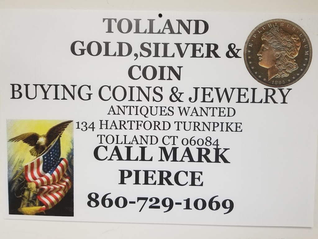 Tolland Gold Silver and Coin LLC | 134 Hartford Turnpike, Tolland, CT 06084 | Phone: (860) 729-1069