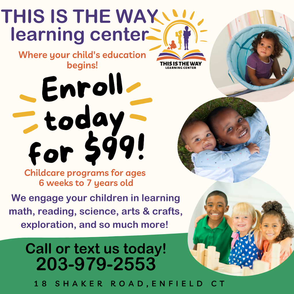 This Is the Way Learning Center | 18 Shaker Rd, Enfield, CT 06082 | Phone: (860) 835-5100
