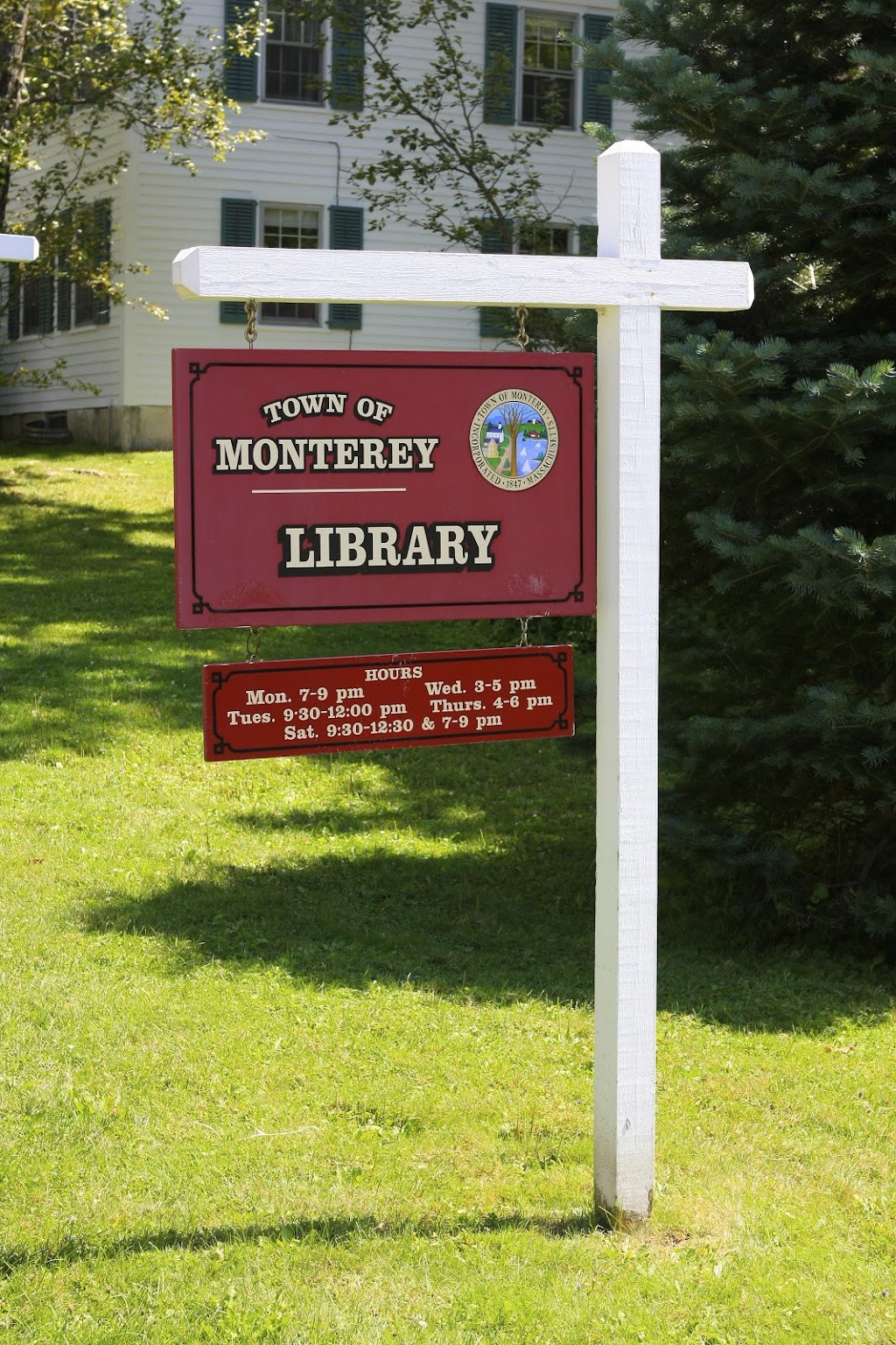 Monterey Public Library | 452 Main Rd, Monterey, MA 01245 | Phone: (413) 528-3795