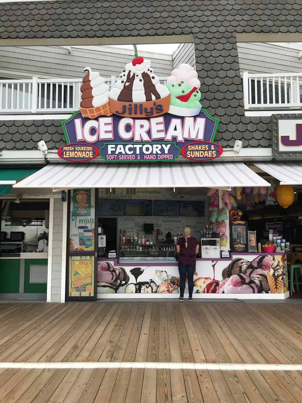JiLLy’s Ice Cream Factory | 1172 Boardwalk, Ocean City, NJ 08226 | Phone: (609) 385-1234