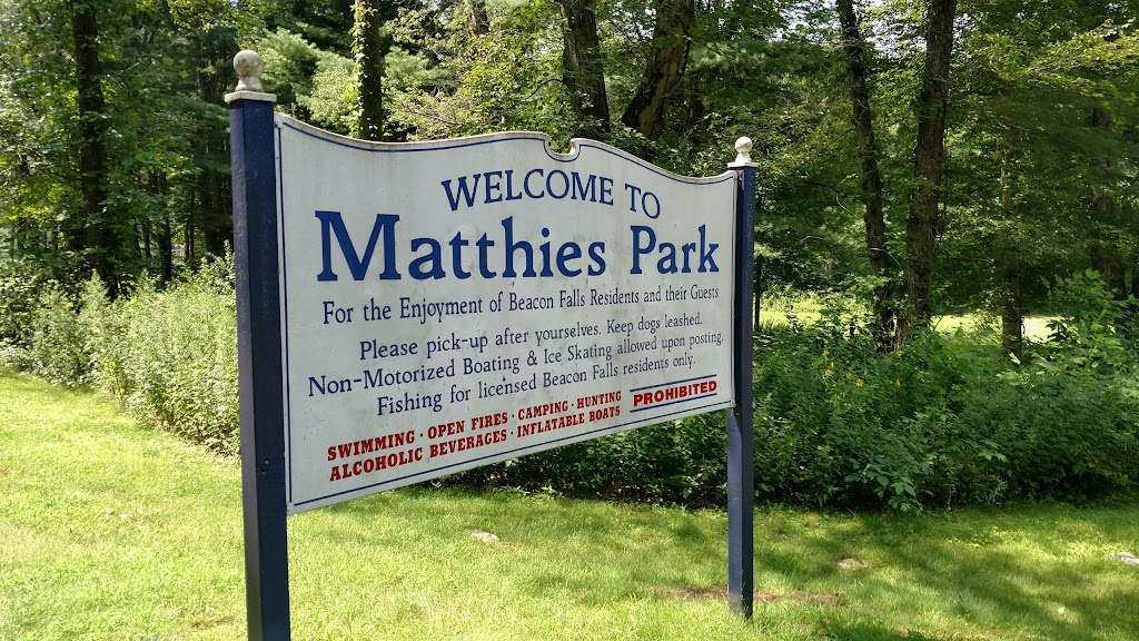 Matthies Memorial Park | Pines Bridge Rd, Beacon Falls, CT 06403 | Phone: (203) 729-4340