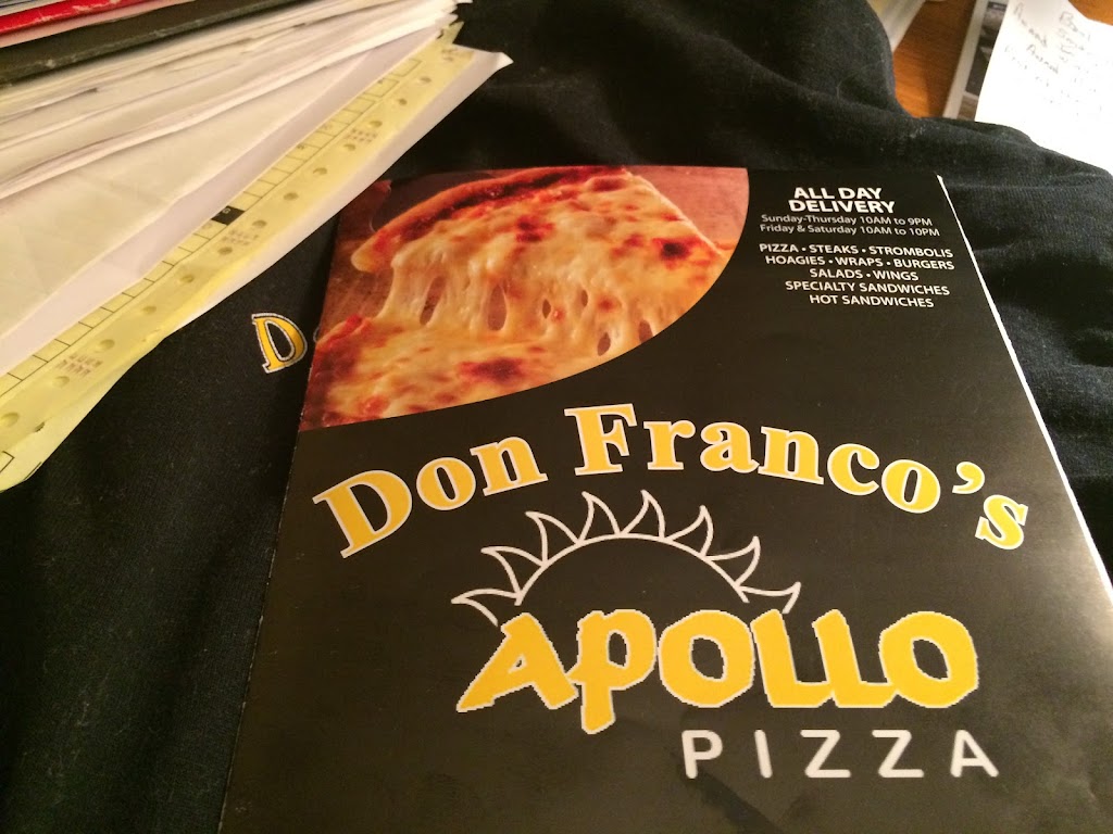 Don Francos Apollo Pizza | 283 Egg Harbor Rd a, Sewell, NJ 08080 | Phone: (856) 218-0788