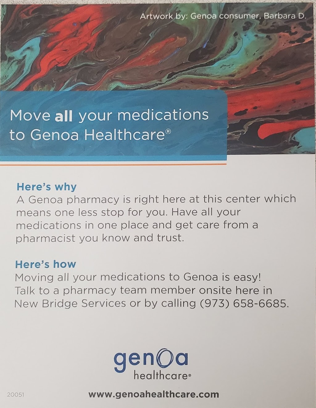 Genoa Healthcare Pharmacy | 1259 US-46 E Building 2, Suite, Parsippany-Troy Hills, NJ 07054 | Phone: (973) 658-6685