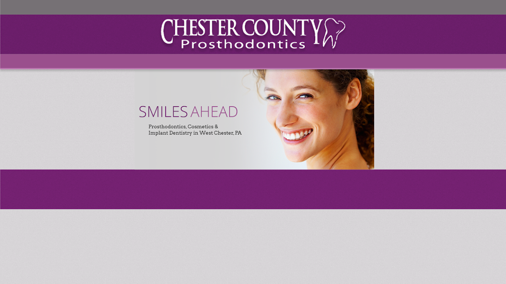 Chester County Prosthodontics | 1217 West Chester Pike, West Chester, PA 19382 | Phone: (610) 436-9570