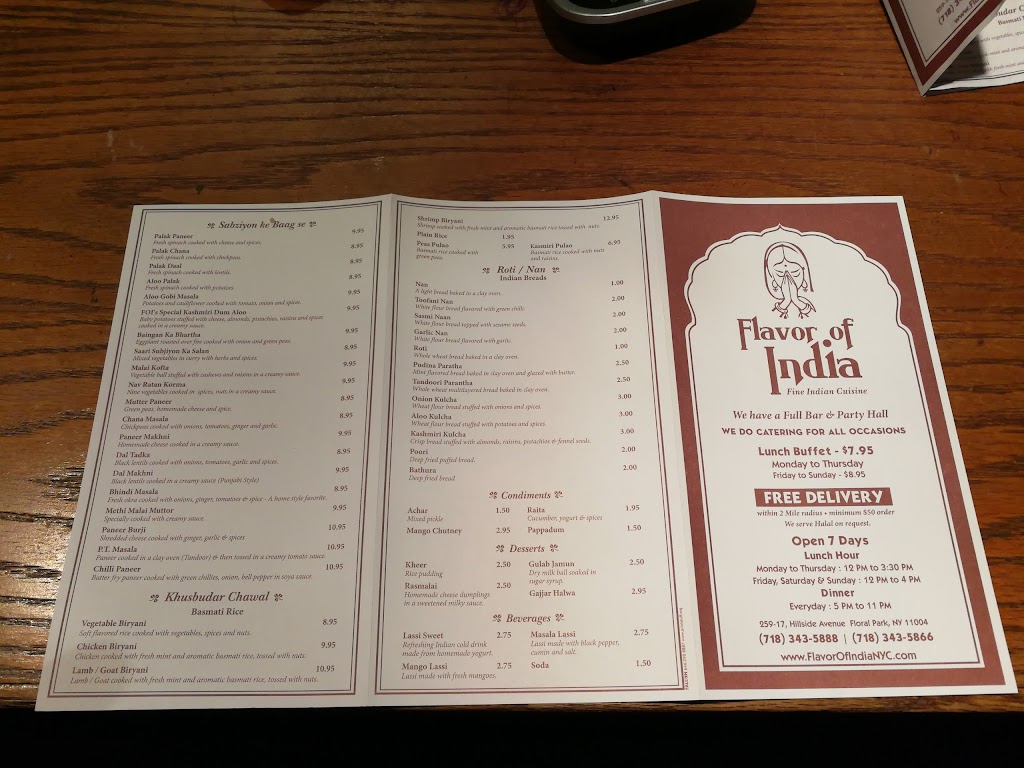 Flavor of India | 25917 Hillside Avenue, Glen Oaks, NY 11004 | Phone: (718) 343-5888