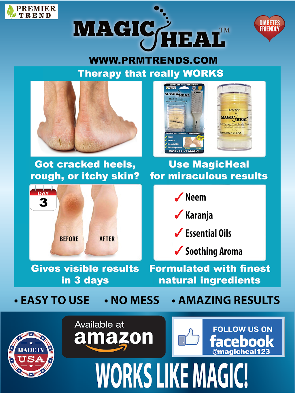 MagicHeal for Cracked Heels | 1445 US-130, North Brunswick Township, NJ 08902 | Phone: (732) 208-7660