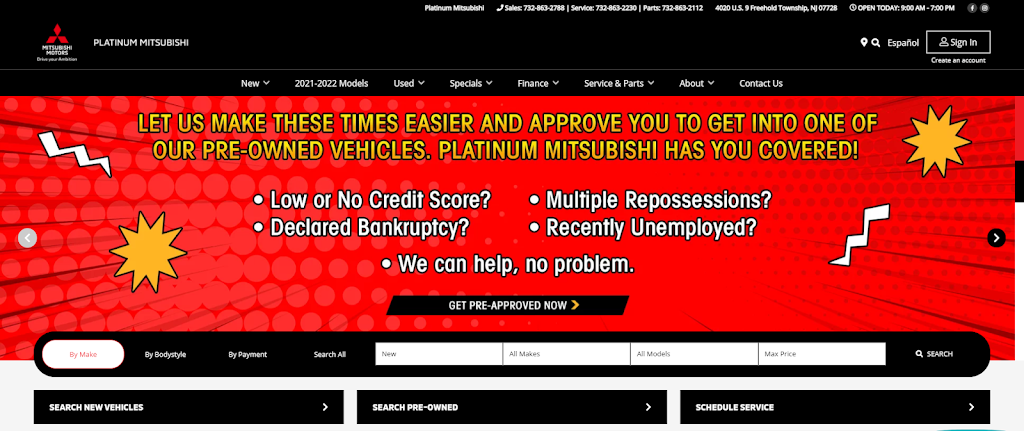 Freehold Mitsubishi | 4020 US-9, Freehold Township, NJ 07728 | Phone: (732) 863-2788