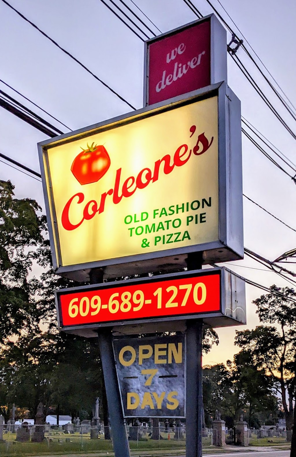 Corleones Old Fashion Tomato Pie & Pizza | 1270 S Olden Ave, Hamilton Township, NJ 08610 | Phone: (609) 689-1270