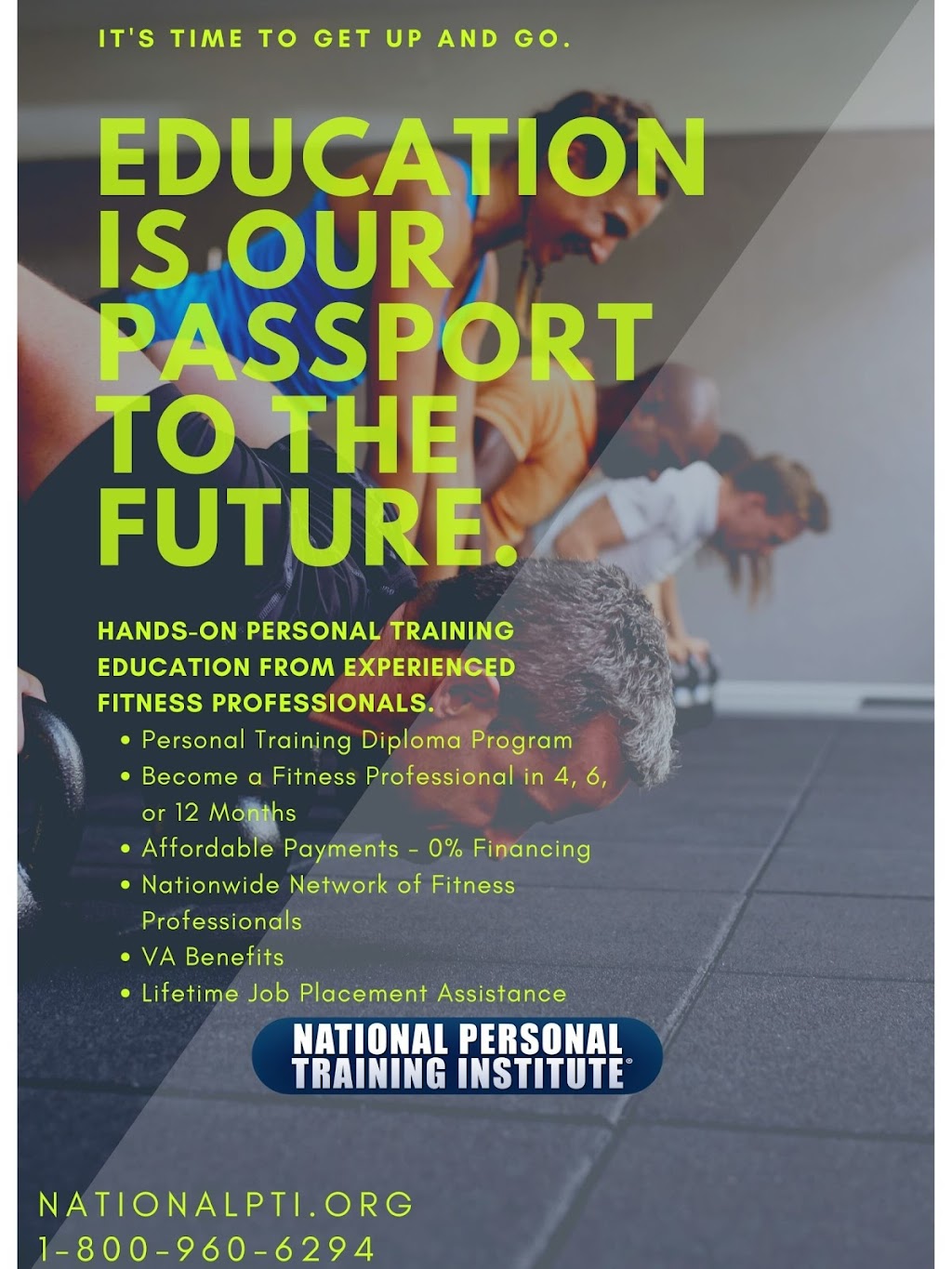 National Personal Training Institute | 242 Possum Hollow Road Building 2/C, Monroe Township, NJ 08831 | Phone: (800) 960-6294