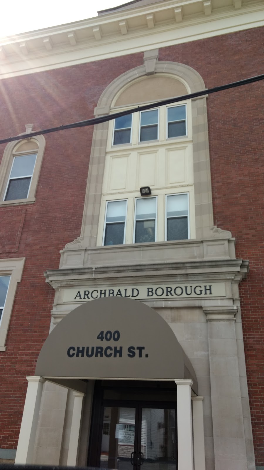 Archbald Borough Administration | 400 Church St # 1, Archbald, PA 18403 | Phone: (570) 876-1800