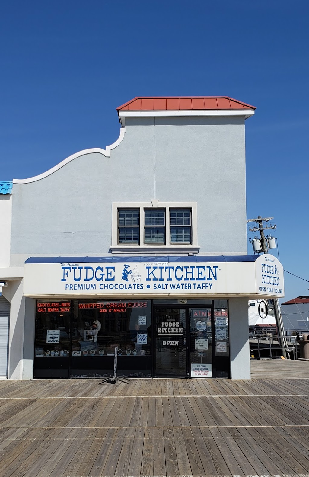 The Original Fudge Kitchen | 800 Boardwalk, Ocean City, NJ 08226 | Phone: (609) 398-7457
