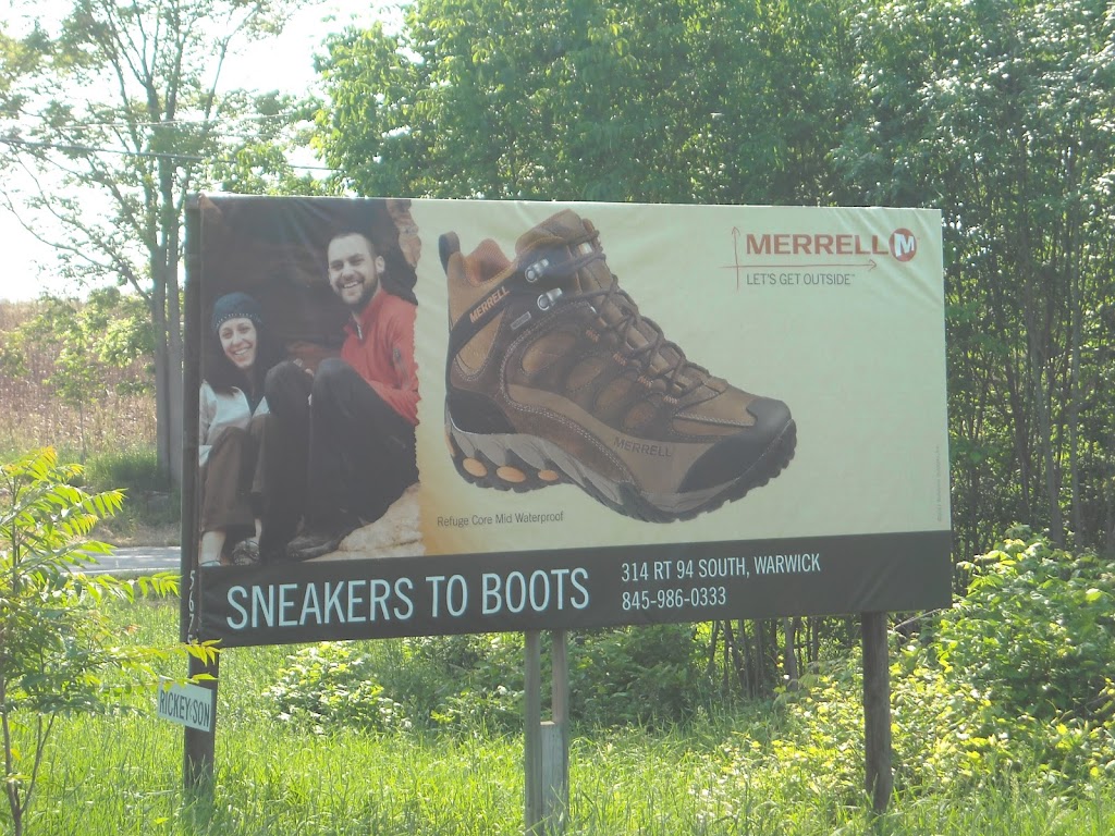 Sneakers To Boots | 314 NY-94, Warwick, NY 10990 | Phone: (845) 986-0333