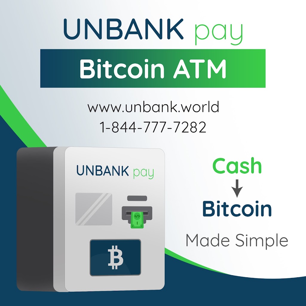 Unbank Bitcoin ATM | 1299 Paterson Plank Rd, Secaucus, NJ 07094 | Phone: (844) 395-0777