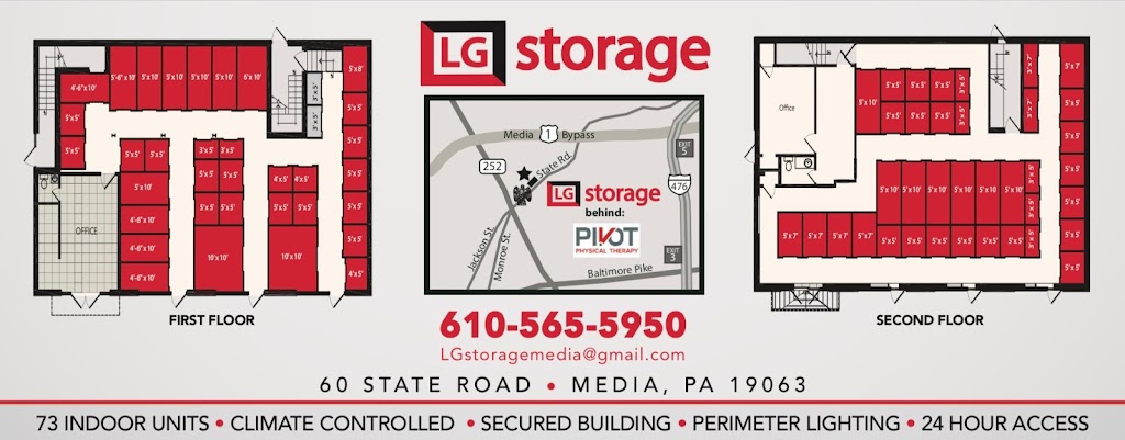 LG Storage | 60 State Rd, Media, PA 19063 | Phone: (267) 272-0050