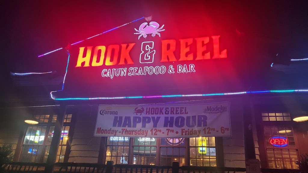 Hook & Reel Cajun Seafood & Bar | 385 Boston Post Rd, Orange, CT 06477 | Phone: (203) 553-9909