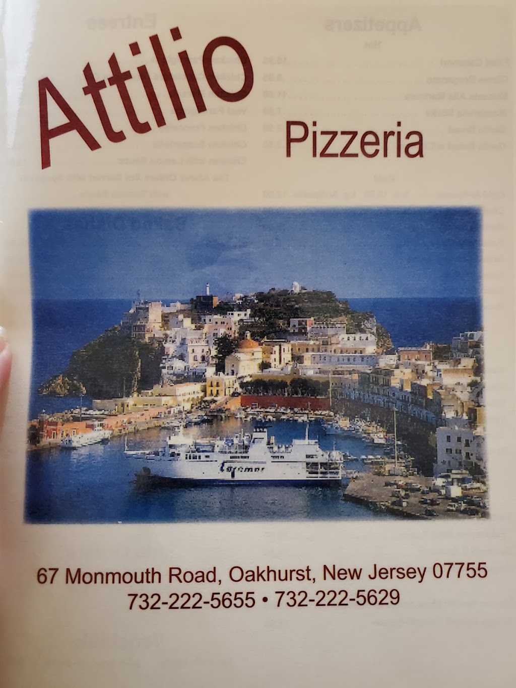 Attilio Pizzeria | 67 Monmouth Rd, Oakhurst, NJ 07755 | Phone: (732) 222-5655