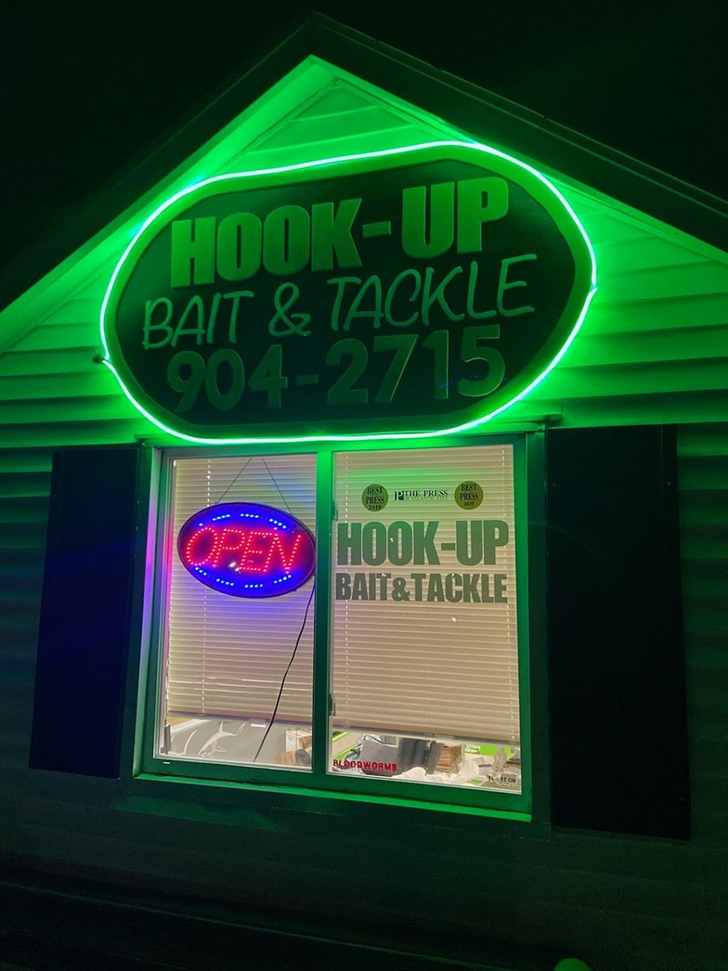 Hook-up bait and tackle | 1810 Somers Point mayslanding rd Rd Inside Somerset cove marina, Egg Harbor Township, NJ 08234 | Phone: (609) 904-2715
