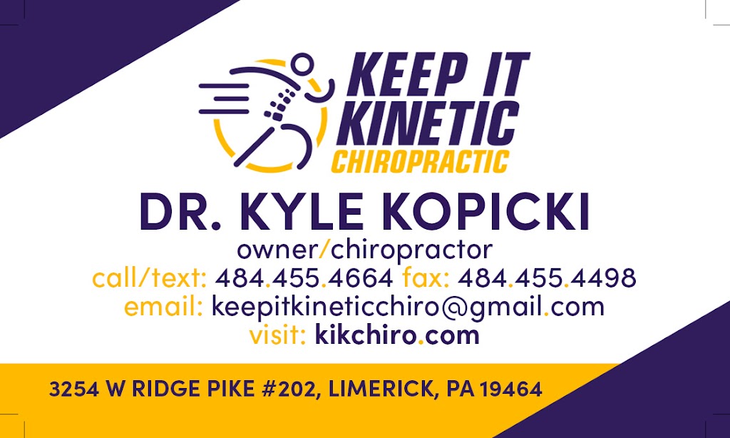 Keep It Kinetic Chiropractic | 3254 W Ridge Pike Suite 202, Pottstown, PA 19464 | Phone: (484) 455-4664