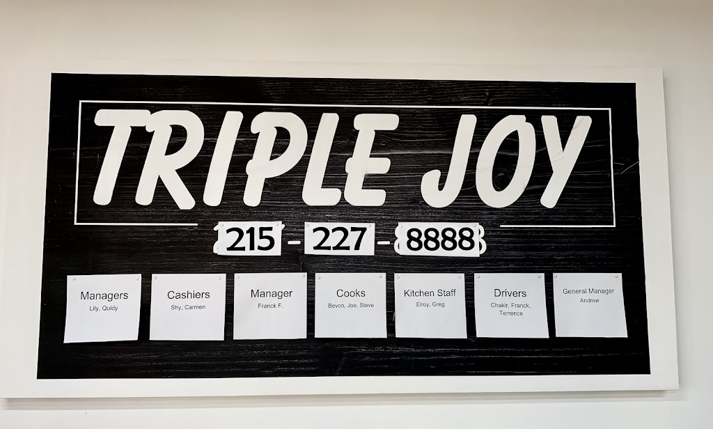 Triple Joy | 2301 N 29th St, Philadelphia, PA 19132 | Phone: (215) 227-8888