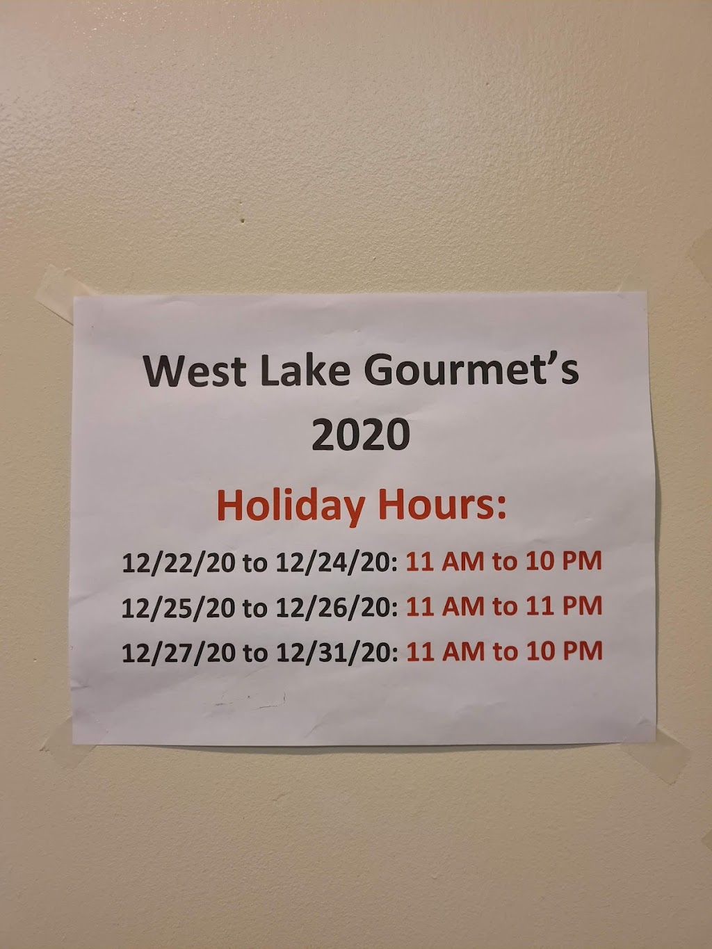 West Lake Gourmet | 15 College Hwy, Southampton, MA 01073 | Phone: (413) 527-5207